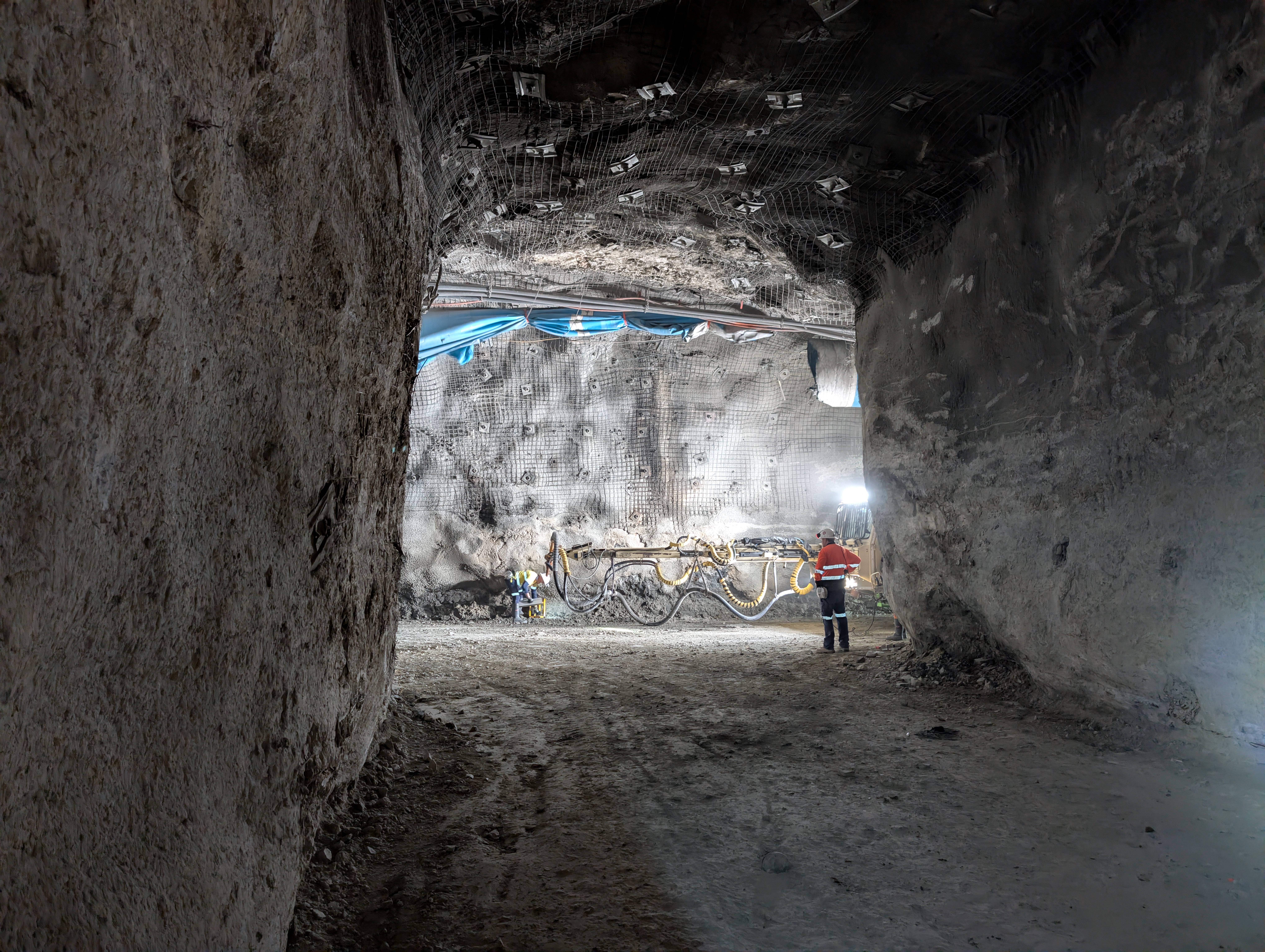 Safecrete sensor deployment at Fosterville mine