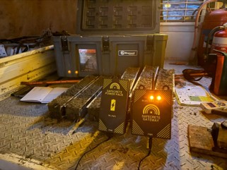 Shotcrete strength testing at Fosterville